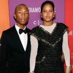 Pharrell Williams with his wife Helen Lasichanh