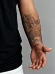 Pitbull Tattoo on left hand
