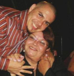 Pitbull with his mother Alysha Ángela Acosta
