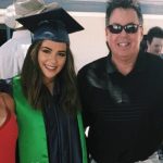 Tessa Brooks with her father Nick
