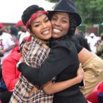Teyana Taylor with her mother Nikki Taylor