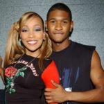 Usher with Monica