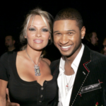 Usher with Pamela Anderson