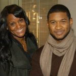 Usher with his ex-wife Tameka Foster