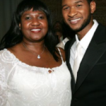Usher with his mother Jonetta Patton