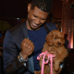 Usher with his pet
