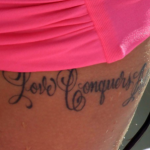 Angela Simmons Tattoo