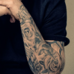 Arron Crascall Tattoo on left hand