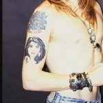 Axl Rose,s right hand tattoos