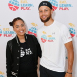 Ayesha Curry with Stephen Curry