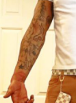 CJ SO COOL Tattoo on right hand