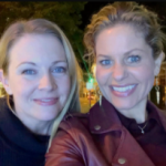 Candace Cameron Bure with her sister Melissa Cameron