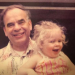 Chelsea Handler with her father Seymour Handler in childhood