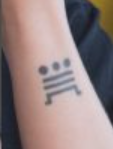 Daniella Monet Tattoo on left hand wrist