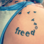 Danielle Cohn Tattoo on back