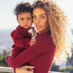Jena Frumes with her son Jason King Derulo