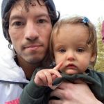 Josh Dun with his daughter