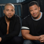 Jussie Smollet with his brother JoJo Smollet