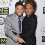 Jussie Smollet with his mother Janet Smollet