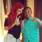K. Michelle with her son Chase Bowman