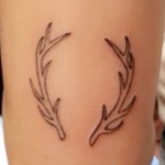 Lauren Riihimaki Tattoo on elbow