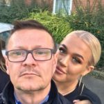 Lottie Tomlinson with her father Mark Tomlinson