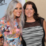 Lou Teasdale with her mother