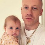 Macklemore with his daughter Colette Koala Haggerty