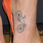 Melissa Benoist Tattoo on foot
