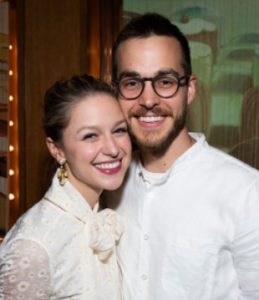 Melissa Benoist with her husband Chris Wood