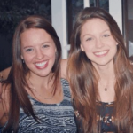 Melissa Benoist with her sister Kristina Benoist