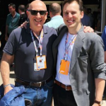 Mike Krieger with his father Paulo Krieger