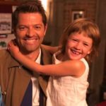 Misha Collins with his daughter Maison Marie Collins