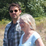 Misha Collins with his mother Rebecca Tippens