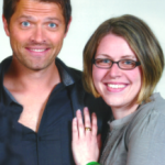 Misha Collins with his sister Danielle Collins