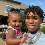 NLE Choppa with his daughter Clover