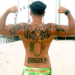 Pauly D Tattoo on back