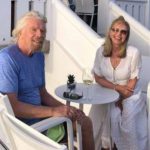 Richard Branson with his sister Lindy Branson