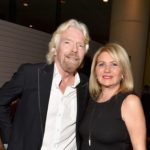 Richard Branson with his wife Joan Templeman