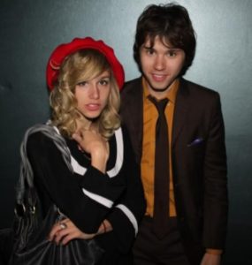 Ryan Ross with his ex-girlfriend Kate Thompson 