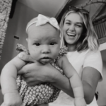 Sadie Robertson with her daughter Honey James Huff