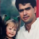 Sascha Barboza with her father