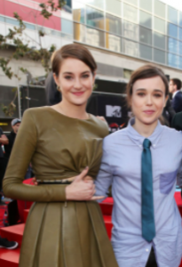 Shailene Woodley with Elliot Page