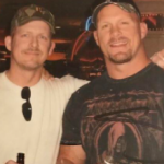 Steve Austin with his brother Kevin Williams