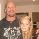 Steve Austin with his daughter Cassidy Williams