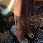 Amala Paul's right leg tattoos