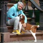 Andy Cohen with his pet dog