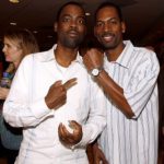 Chris Rock with his brother Tony Rock