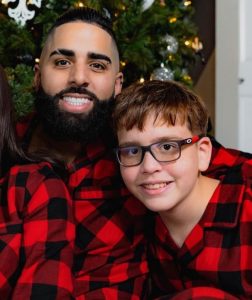 DJ Luian with his son Janiel Nieves