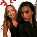 Jasmine Tookes with her mother Cary Robinson